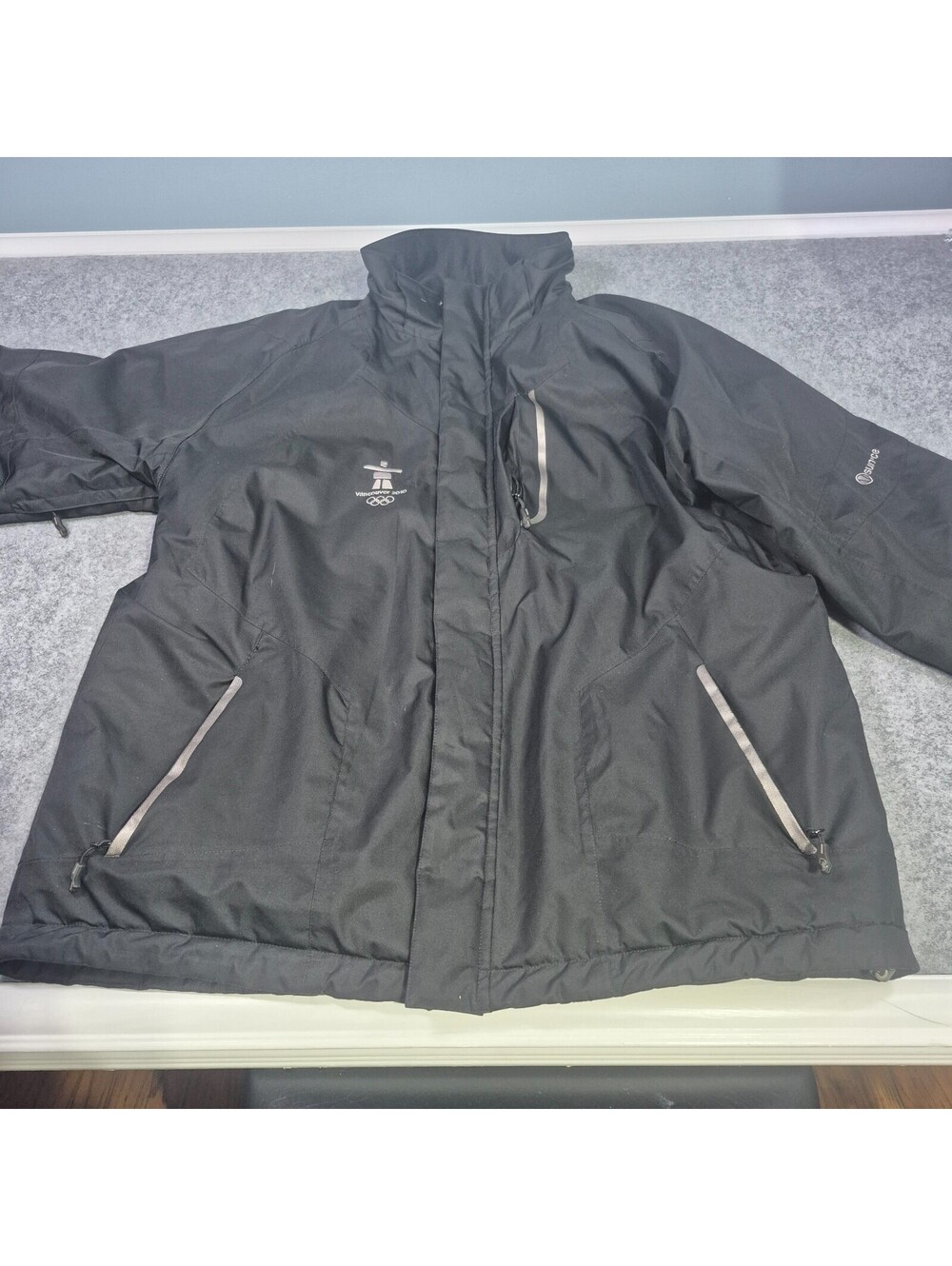 Sunice Official Licensed Vancouver 2010 Olympics Jacket XXL Black Warm
